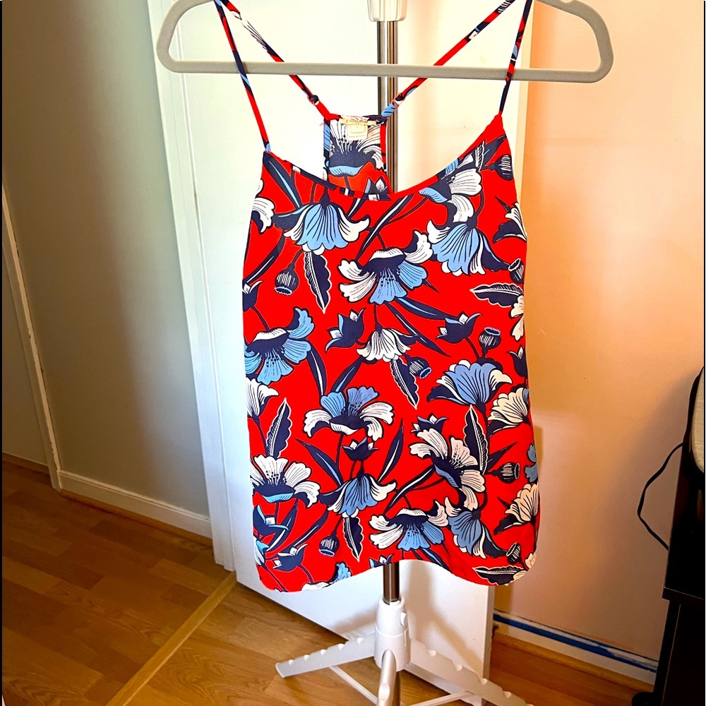 J. Crew - Floral Racerback Top - Size 2